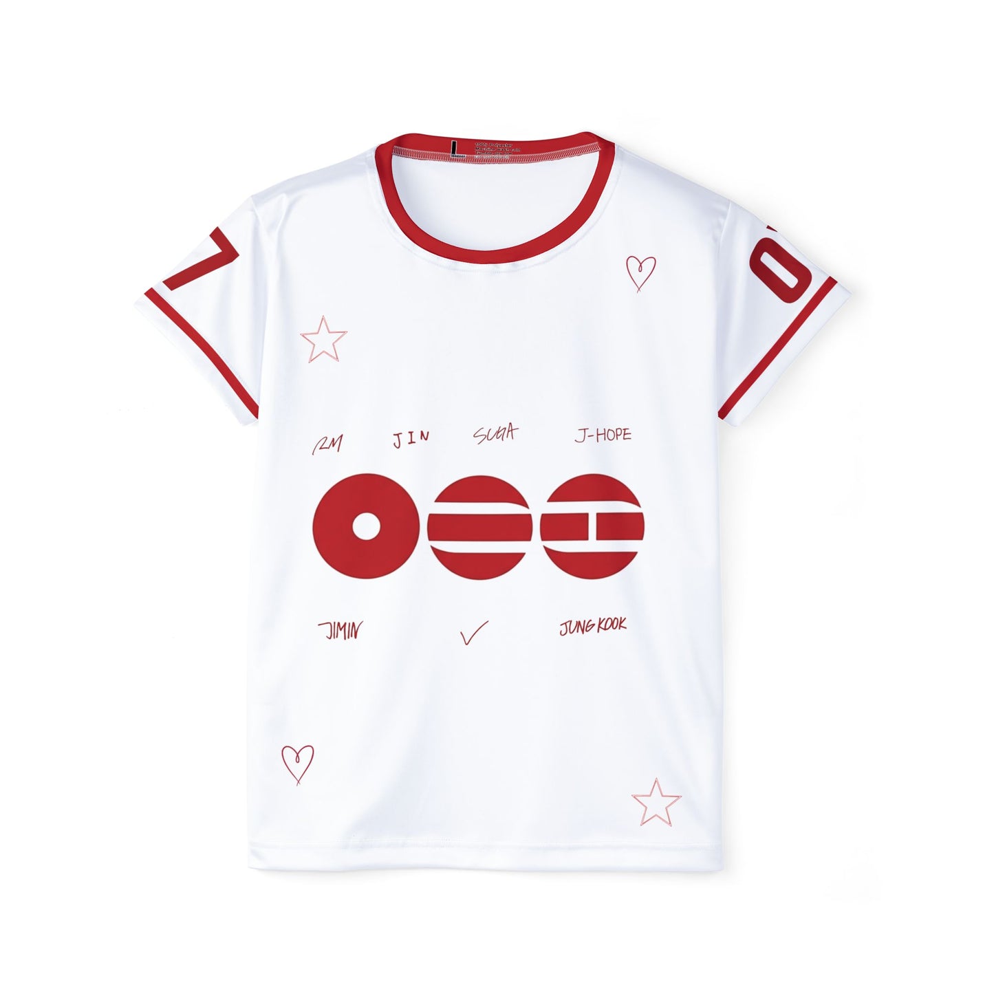 Bangtan Inspired Arirang Red Jersey | World Tour Style